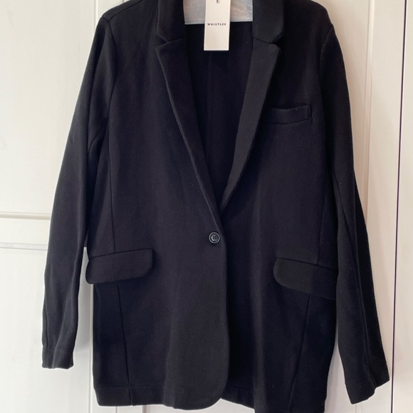 Whistles jersey boyfriend blazer - Picture 3 of 6